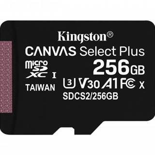 Kingston Micro SDXC karta Kingston Canvas Select Plus 256GB