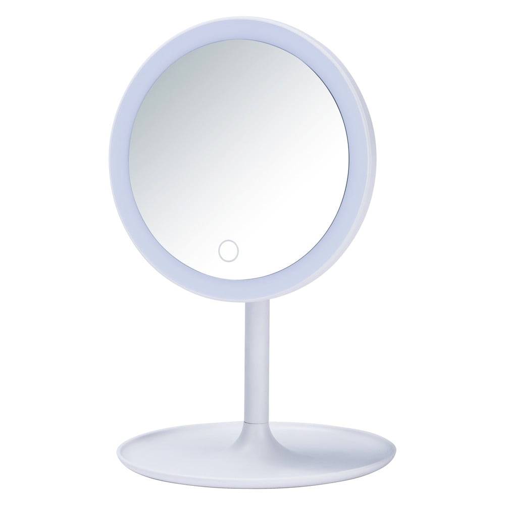 Wenko Biele kozmetické zrkadlo s LED podsvietením Wenko Turro